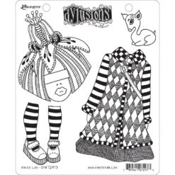 Dylusions Cling Mount Stamps Maisie Lilly