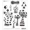 Dylusions Cling Mount Stamps There's Not Mushroom In Here! 1 Dylusions Cling Mount Stamps There's Not Mushroom In Here! -RANGER ART SUPPLIES DYR73017 TheresNotMushroomInHere