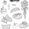 Dylusions Cling Mount Stamps Bake It Yourself -RANGER ART SUPPLIES DYR80213 BakeItYourself