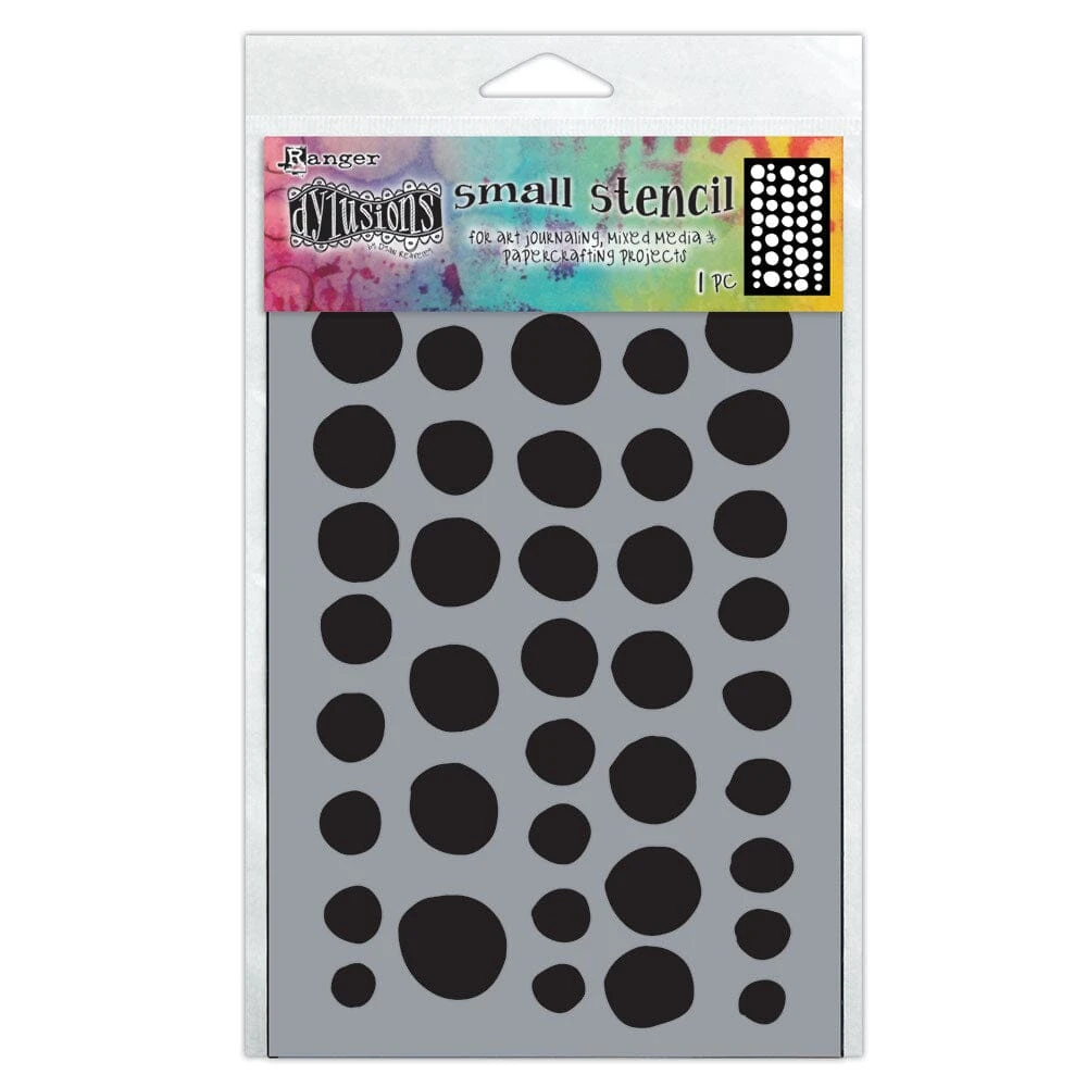 Dylusions Stencil Small Coins 3 Dylusions Stencil Small Coins