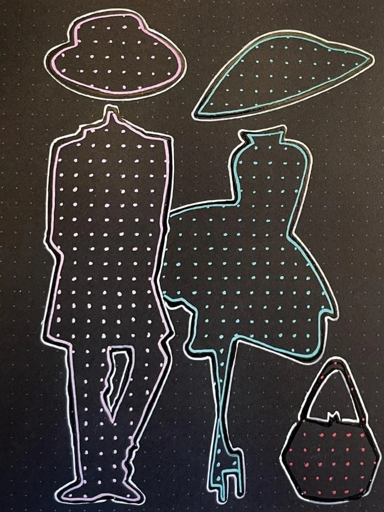 Dylusions Stencils & Masks A Day At The Races 4 Dylusions Stencils & Masks A Day At The Races - Image 2