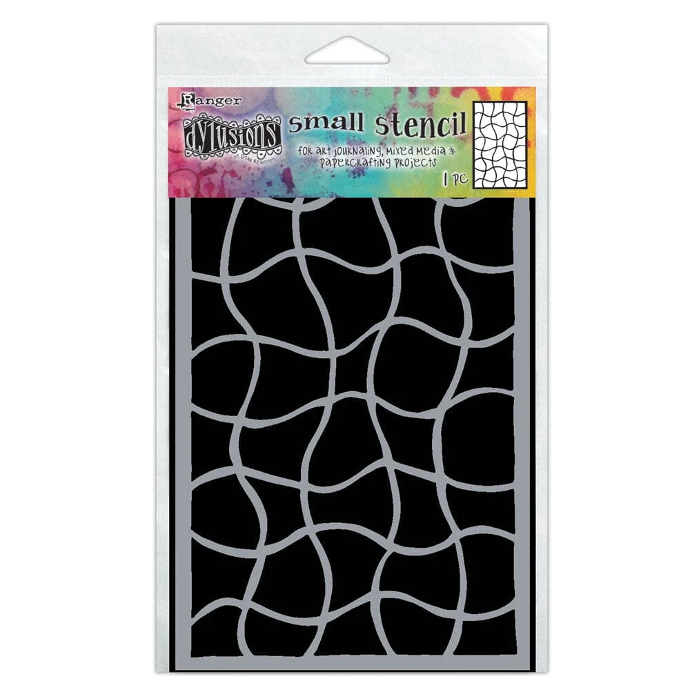 Dylusions Stencil Small Street Map 3 Dylusions Stencil Small Street Map