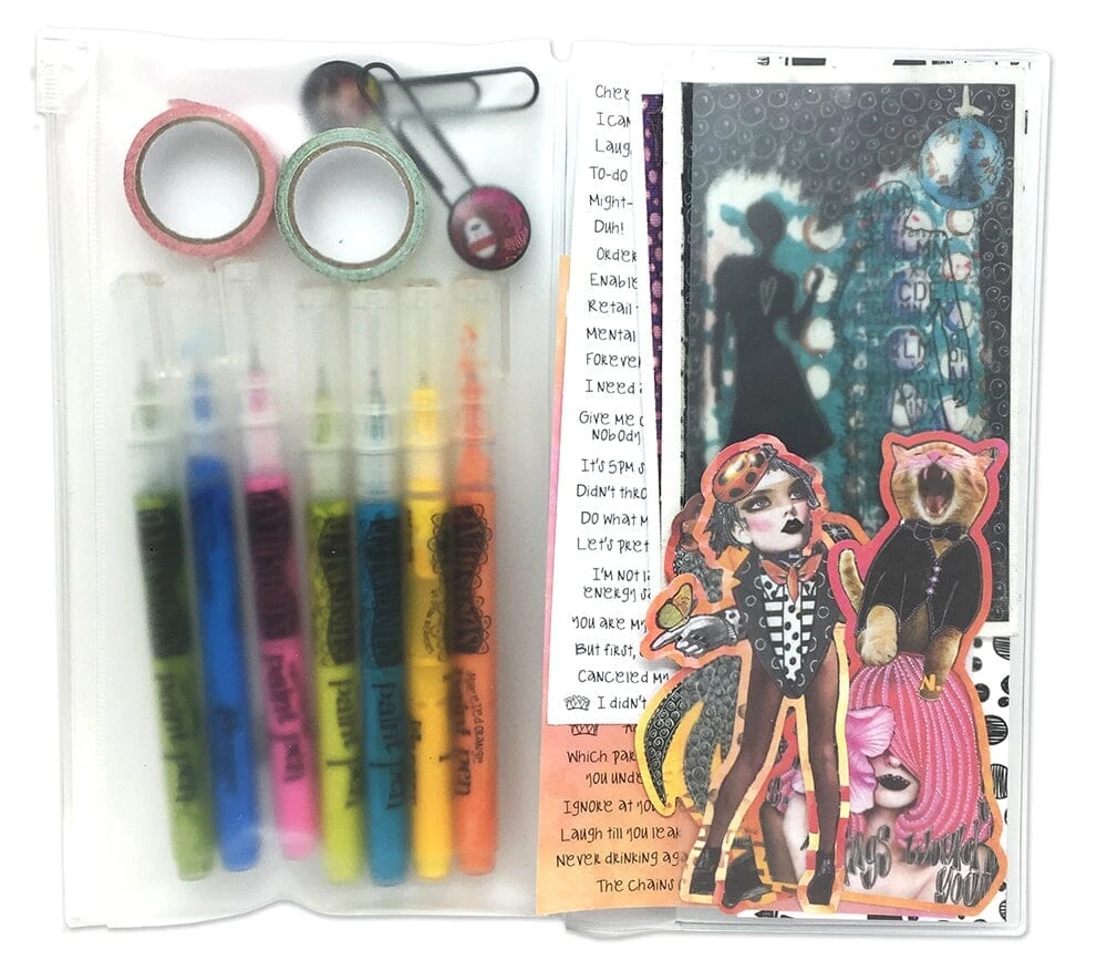 Dylusions Dyalog Insert Pouch 4 Dylusions Dyalog Insert Pouch - Image 2