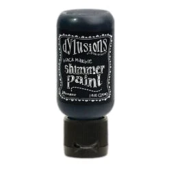 Dylusions Shimmer Paint Black Marble, 1oz