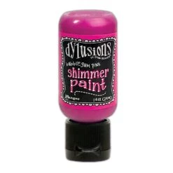 Dylusions Shimmer Paint Bubblegum Pink, 1oz
