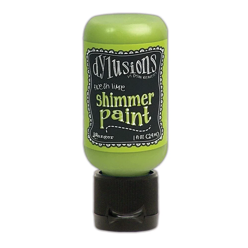 Dylusions Shimmer Paint Fresh Lime, 1oz 3 Dylusions Shimmer Paint Fresh Lime, 1oz