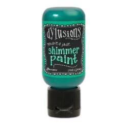 Dylusions Shimmer Paint Polished Jade, 1oz