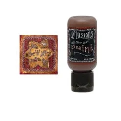 Dylusions Flip Cap Paint Chocolate Drop, 1oz -RANGER ART SUPPLIES DYU85638 1ozPaintBottles ChocolateDrop 02 eb8309c5 e171 4572 8e01 14576ed29231