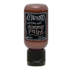 Dylusions Shimmer Paint Chocolate Drop, 1oz