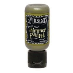 Dylusions Shimmer Paint Jungle Leaf, 1oz