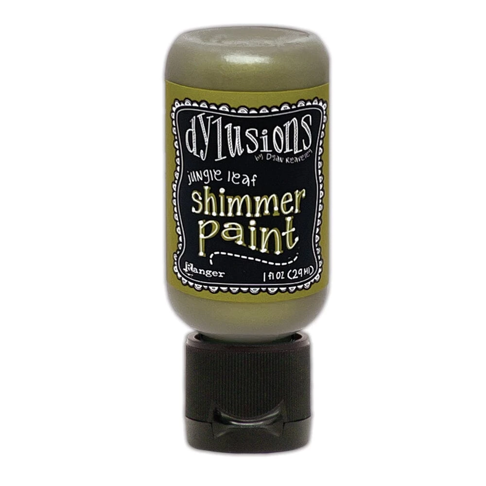 Dylusions Shimmer Paint Jungle Leaf, 1oz 3 Dylusions Shimmer Paint Jungle Leaf, 1oz