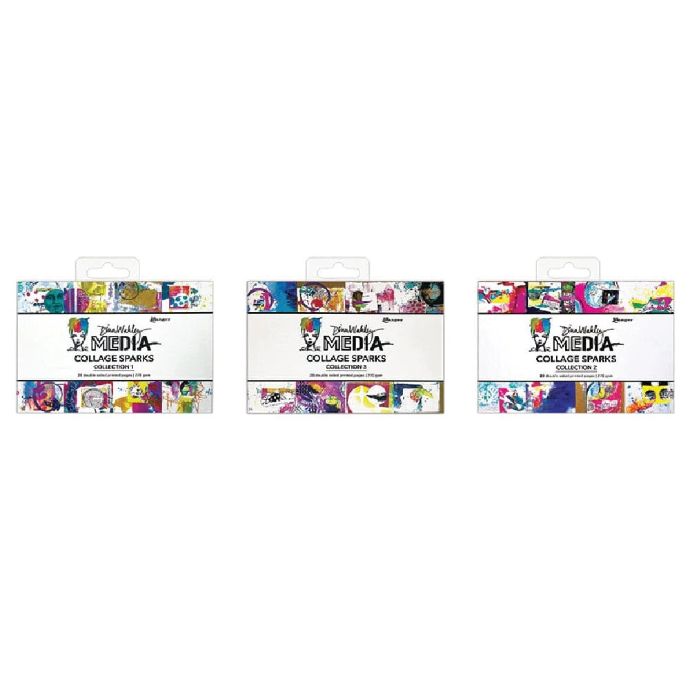 Dina Wakley Collage Sparks Bundle 3 Dina Wakley Collage Sparks Bundle