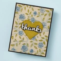 Wendy Vecchi Spellbinders Embossing Folder Flowers & Foliage 15 Wendy Vecchi Spellbinders Embossing Folder Flowers & Foliage -RANGER ART SUPPLIES E3D 074 From the Garden Wendy Vecchi Flowers Foliage Project 3