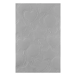 Simon Hurley Spellbinders Party Balloons 3D Embossing Folder -RANGER ART SUPPLIES E3D 097 Birthday Bash Simon Hurley party balloons Color