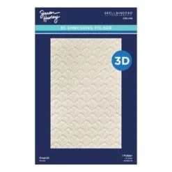 Simon Hurley Spellbinders Flourish 3D Embossing Folder -RANGER ART SUPPLIES E3D 098 Birthday Bash Simon Hurley flourish Pac