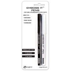 Emboss It™ Embossing Pens Black & Clear, 2pc