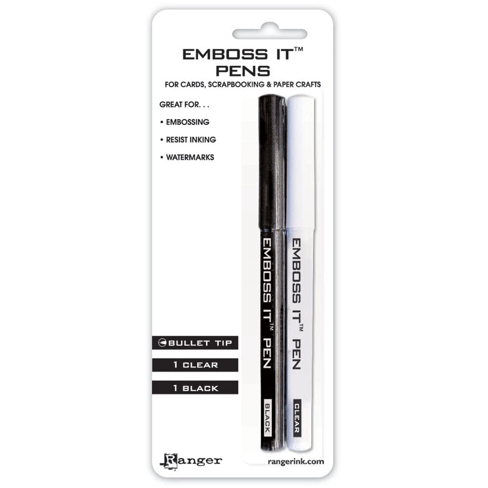 Emboss It™ Embossing Pens Black & Clear, 2pc 3 Emboss It™ Embossing Pens Black & Clear, 2pc