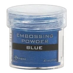 Embossing Powder Blue, 1oz Jar