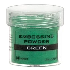 Embossing Powder Green, 1oz Jar