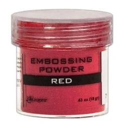 Embossing Powder Red, 1oz Jar