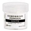 Embossing Powder Super Fine White, 1oz Jar 2 Embossing Powder Super Fine White, 1oz Jar -RANGER ART SUPPLIES EPJ36678 SuperFineDetailWhite F
