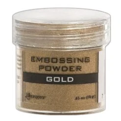 Embossing Powder Gold, 1oz Jar
