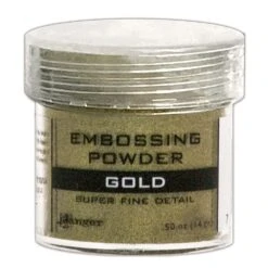 Embossing Powder Super Fine Gold, 1oz Jar