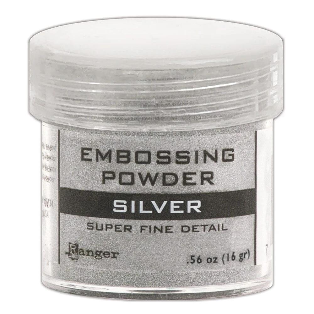 Embossing Powder Super Fine Silver, 1oz Jar 3 Embossing Powder Super Fine Silver, 1oz Jar