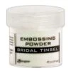 Embossing Powder Bridal Tinsel, 1oz Jar -RANGER ART SUPPLIES EPJ37446 BridalTinsel F