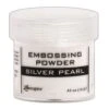 Embossing Powder Silver Pearl, 1oz Jar 2 Embossing Powder Silver Pearl, 1oz Jar -RANGER ART SUPPLIES EPJ37514 SilverPearl F