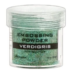 Embossing Powder Verdigris, 1oz Jar