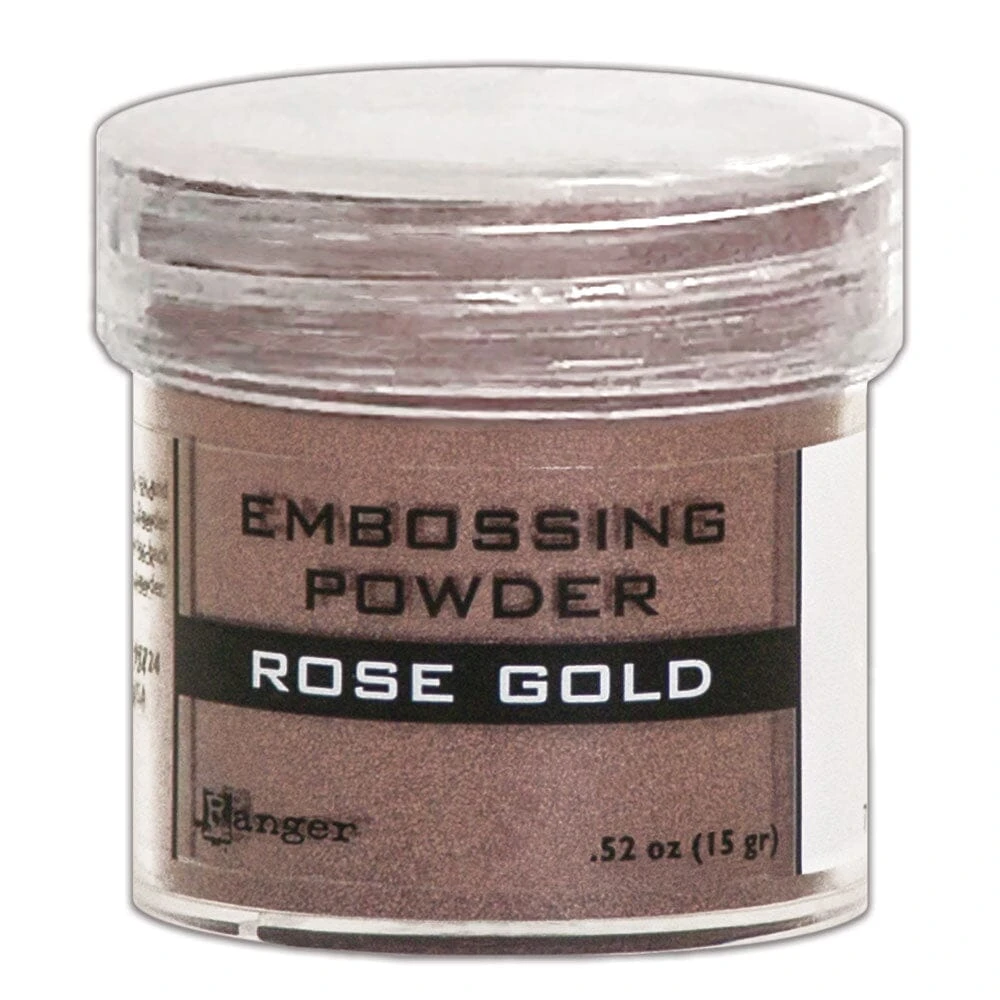 Embossing Powder Rose Gold Metallic 3 Embossing Powder Rose Gold Metallic