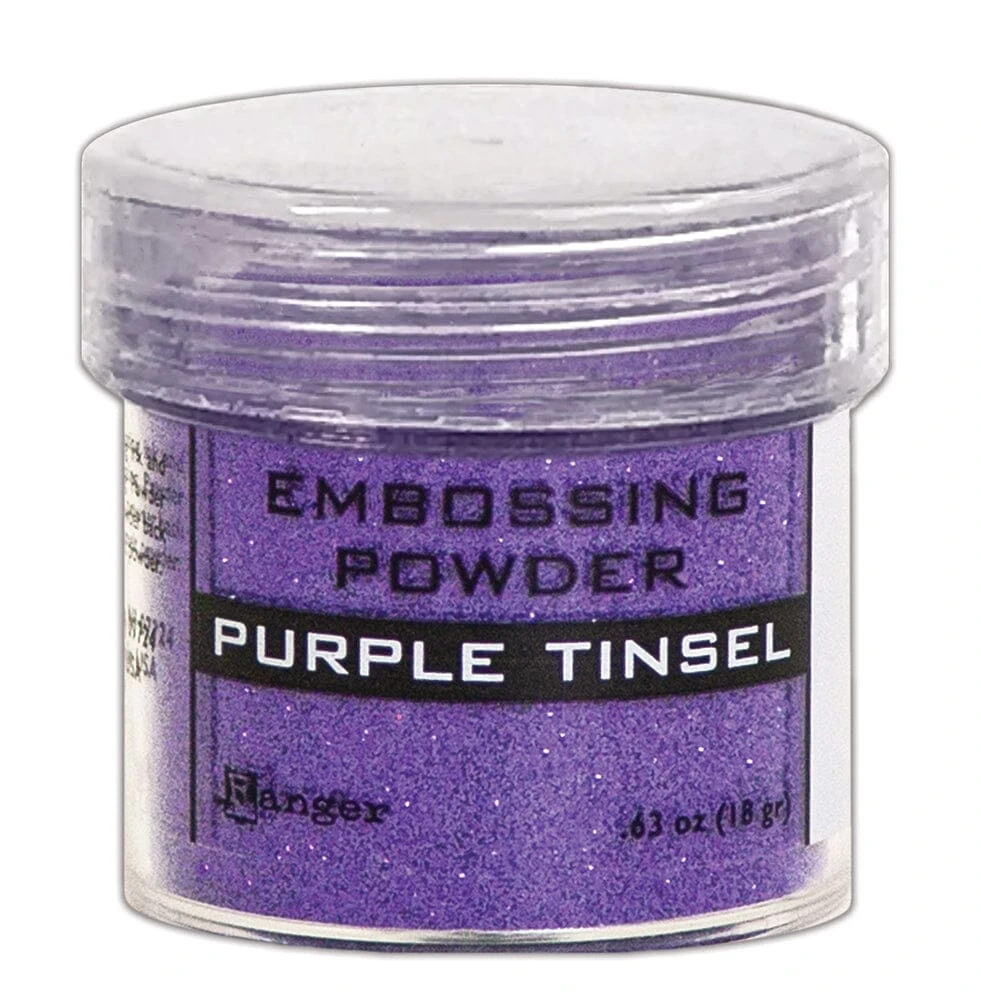 Embossing Powder Purple Tinsel, 1oz Jar 3 Embossing Powder Purple Tinsel, 1oz Jar