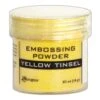 Embossing Powder Yellow Tinsel, 1oz Jar -RANGER ART SUPPLIES EPJ64596 YellowTinsel F