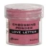 Embossing Powder Love Letter Metallics, 1oz Jar 1 Embossing Powder Love Letter Metallics, 1oz Jar -RANGER ART SUPPLIES EPJ66866 EmbossingPowder LoveLetter F