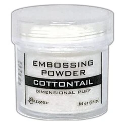 Embossing Powder Cottontail, 1oz Jar