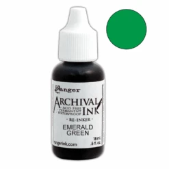 Archival Ink™ Pads Re-Inker Emerald Green, 0.5oz