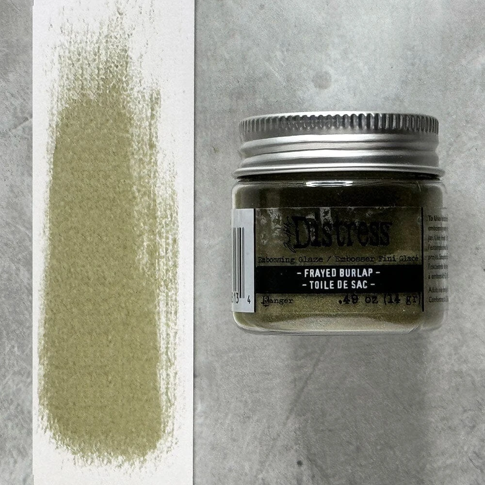 Tim Holtz Distress® Embossing Glaze Frayed Burlap 4 Tim Holtz Distress® Embossing Glaze Frayed Burlap - Image 2