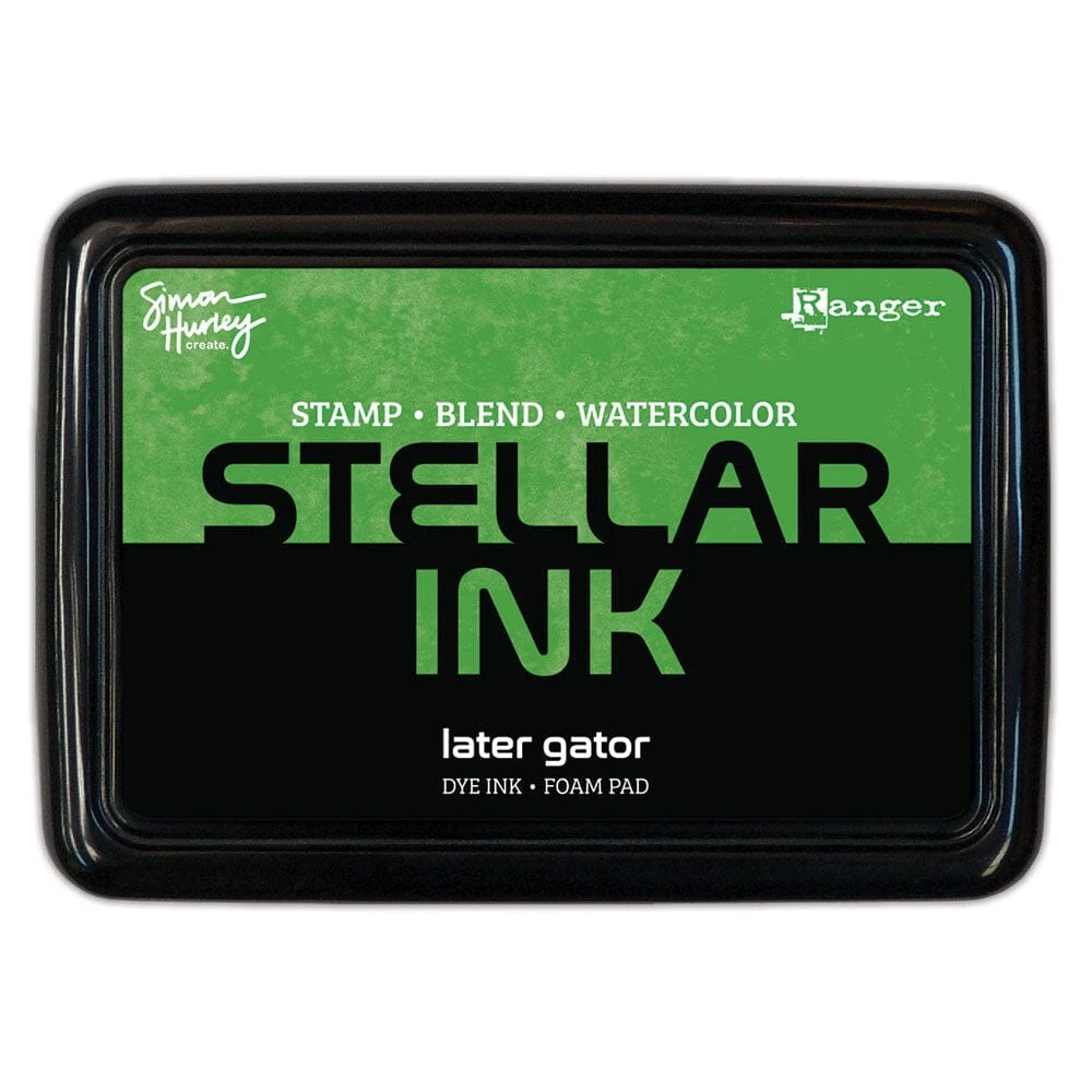 Simon Hurley Create. Stellar Foam Dye Ink Pad, Later Gator 3 Simon Hurley Create. Stellar Foam Dye Ink Pad, Later Gator