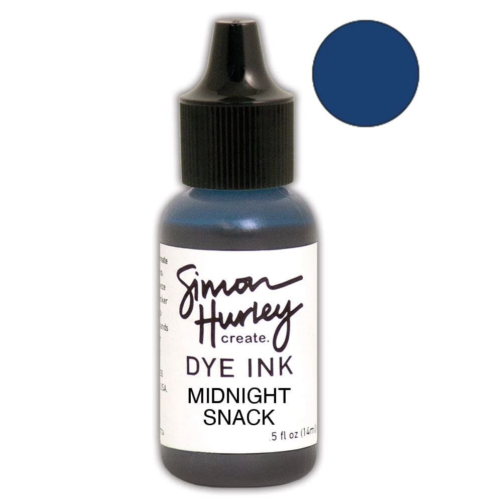 Simon Hurley Create. Dye Ink Re-Inker Midnight Snack 3 Simon Hurley Create. Dye Ink Re-Inker Midnight Snack
