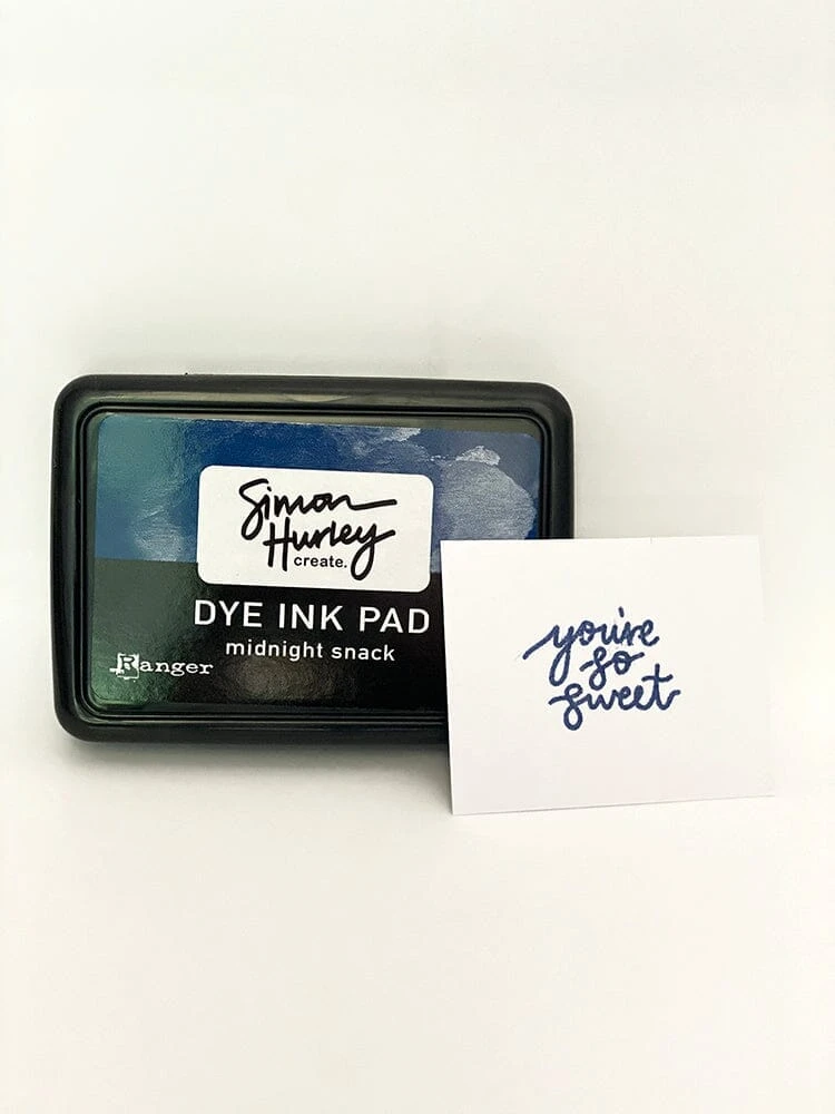 Simon Hurley Create. Dye Felt Ink Pad Midnight Snack 4 Simon Hurley Create. Dye Felt Ink Pad Midnight Snack - Image 2