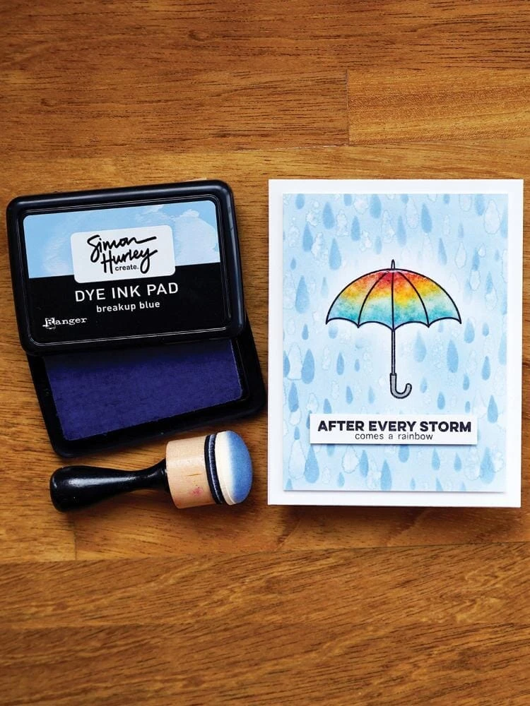 Simon Hurley Create. Dye Felt Ink Pad Breakup Blue 4 Simon Hurley Create. Dye Felt Ink Pad Breakup Blue - Image 2