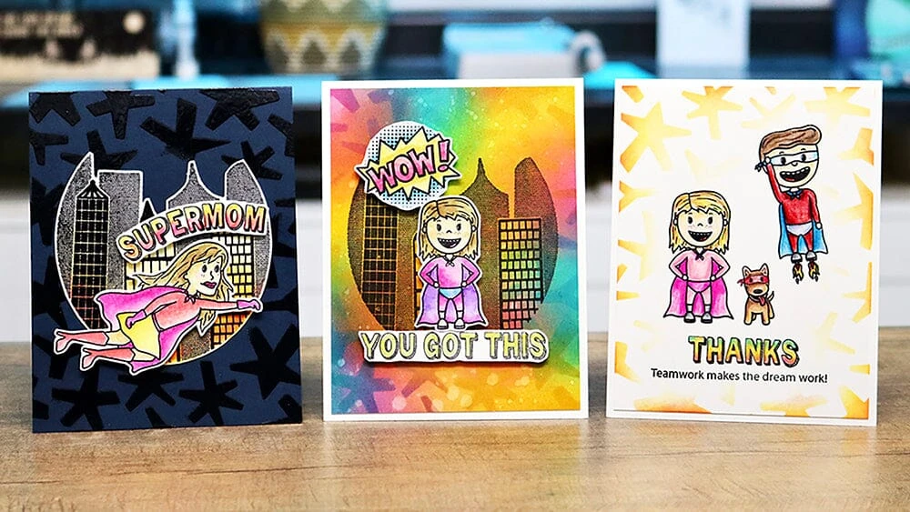 Simon Hurley Create. Photopolymer Stamp Supermom! 5 Simon Hurley Create. Photopolymer Stamp Supermom! - Image 3