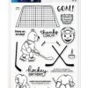 Simon Hurley Create. Photopolymer Stamp Hockey Buddies