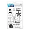 Simon Hurley Create. Photopolymer Stamp Smooth Sailing -RANGER ART SUPPLIES HUR80732 SHStamp SmoothSailing