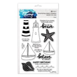 Simon Hurley Create. Photopolymer Stamp Smooth Sailing