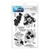Simon Hurley Create. Photopolymer Stamp Inked Blooms -RANGER ART SUPPLIES HUR83344 SHStamp InkedBlooms