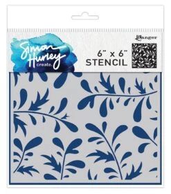 Simon Hurley Create. Stencil 6x6 Grand Greenery