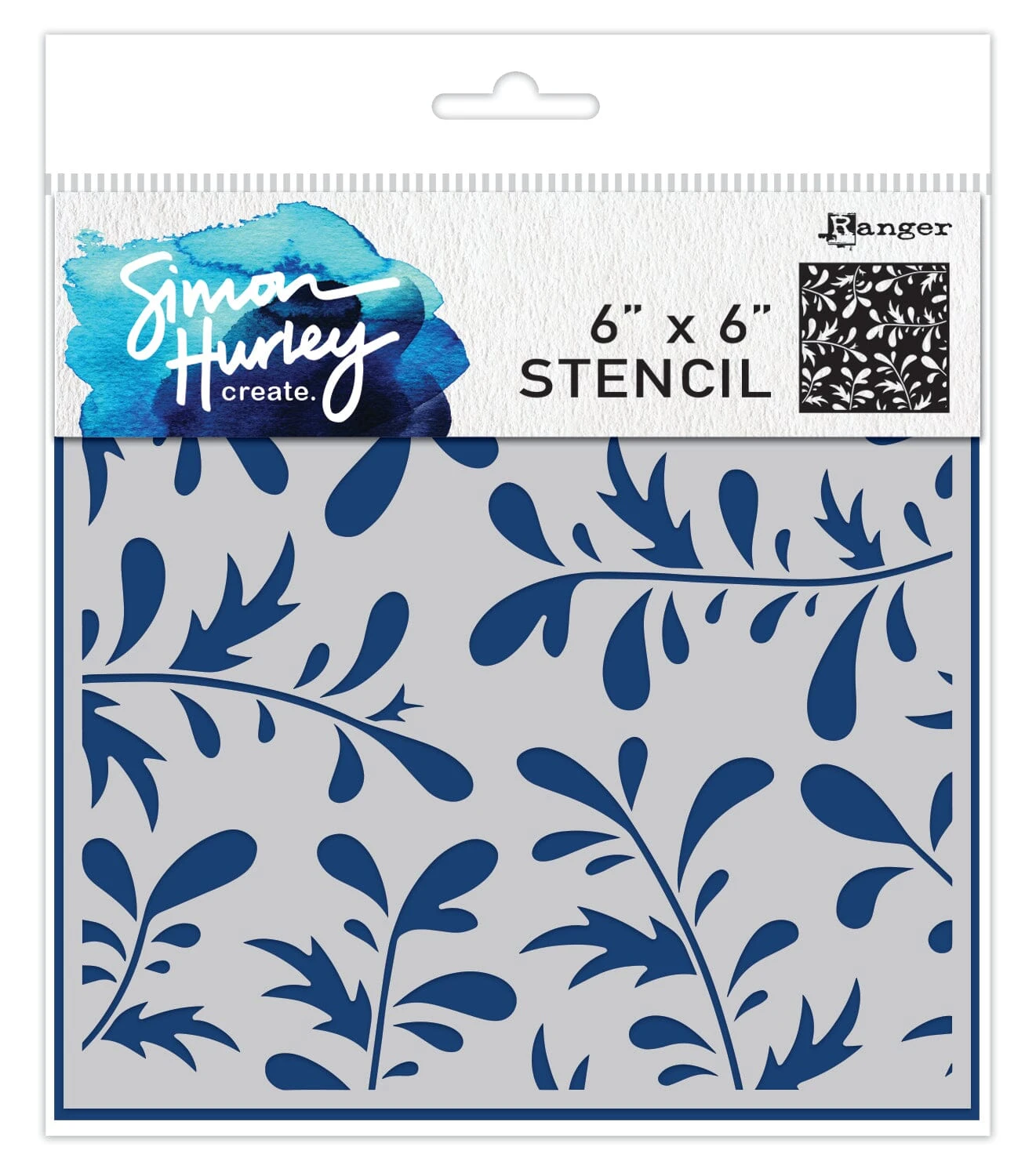 Simon Hurley Create. Stencil 6x6 Grand Greenery 3 Simon Hurley Create. Stencil 6x6 Grand Greenery