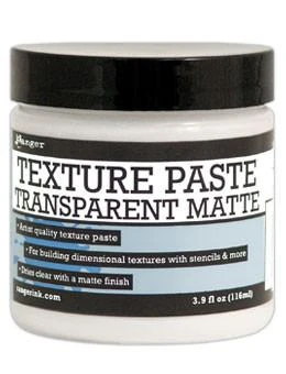 Ranger Texture Paste Transparent Matte, 4oz 3 Ranger Texture Paste Transparent Matte, 4oz